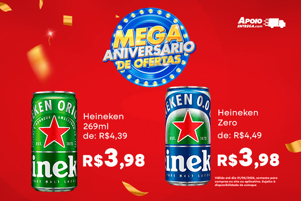 Cerveja heineken zero 31/05